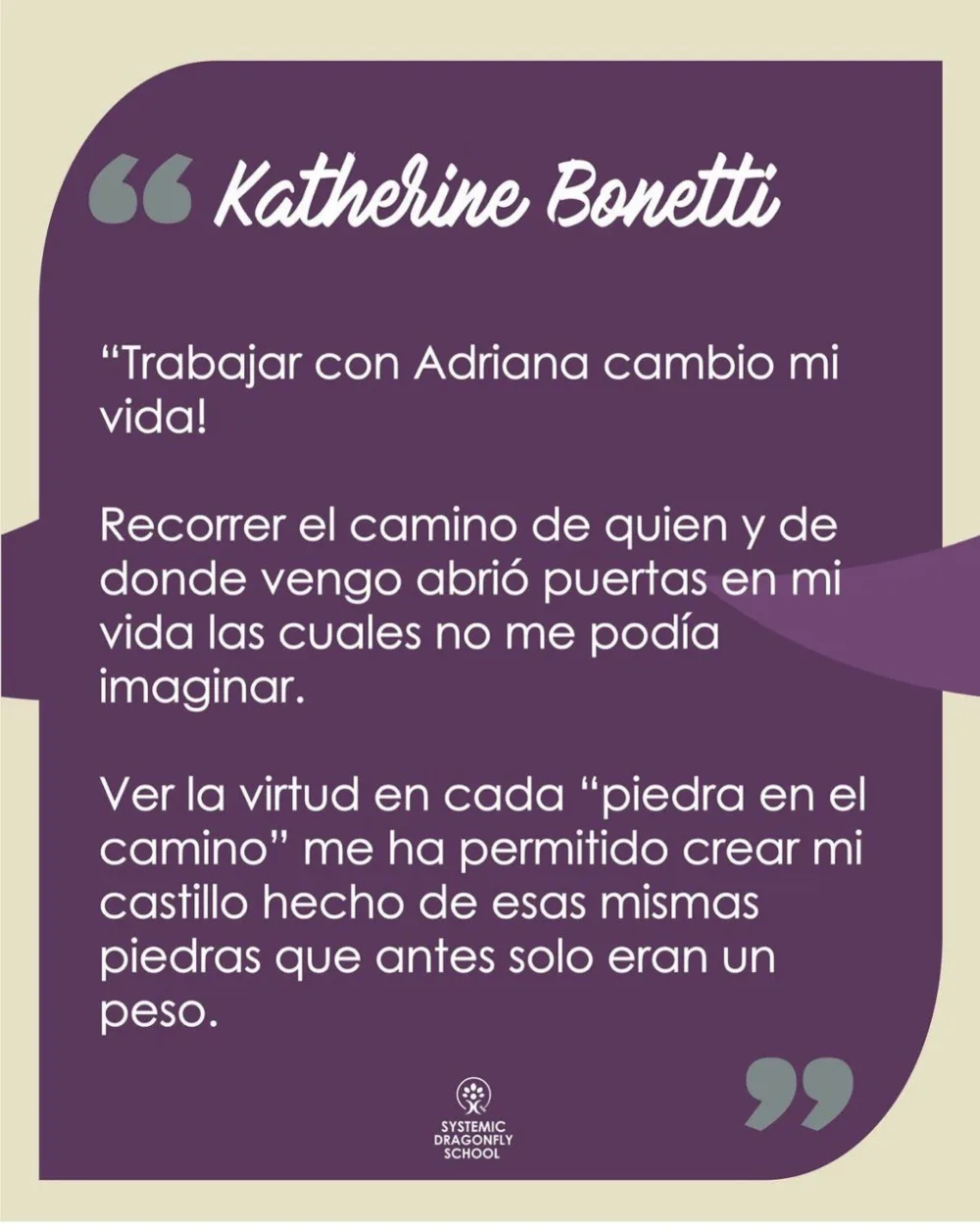 Testimonio de Katherine Bonetti