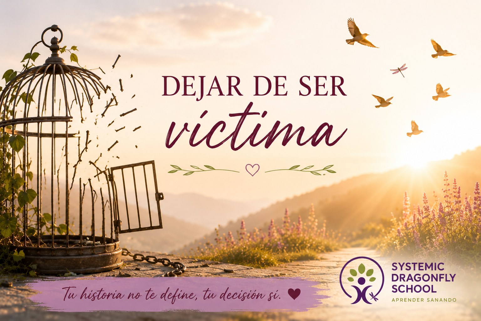 Dejar de sentirse víctima:  cuando tomar tu vida también significa  transformarte